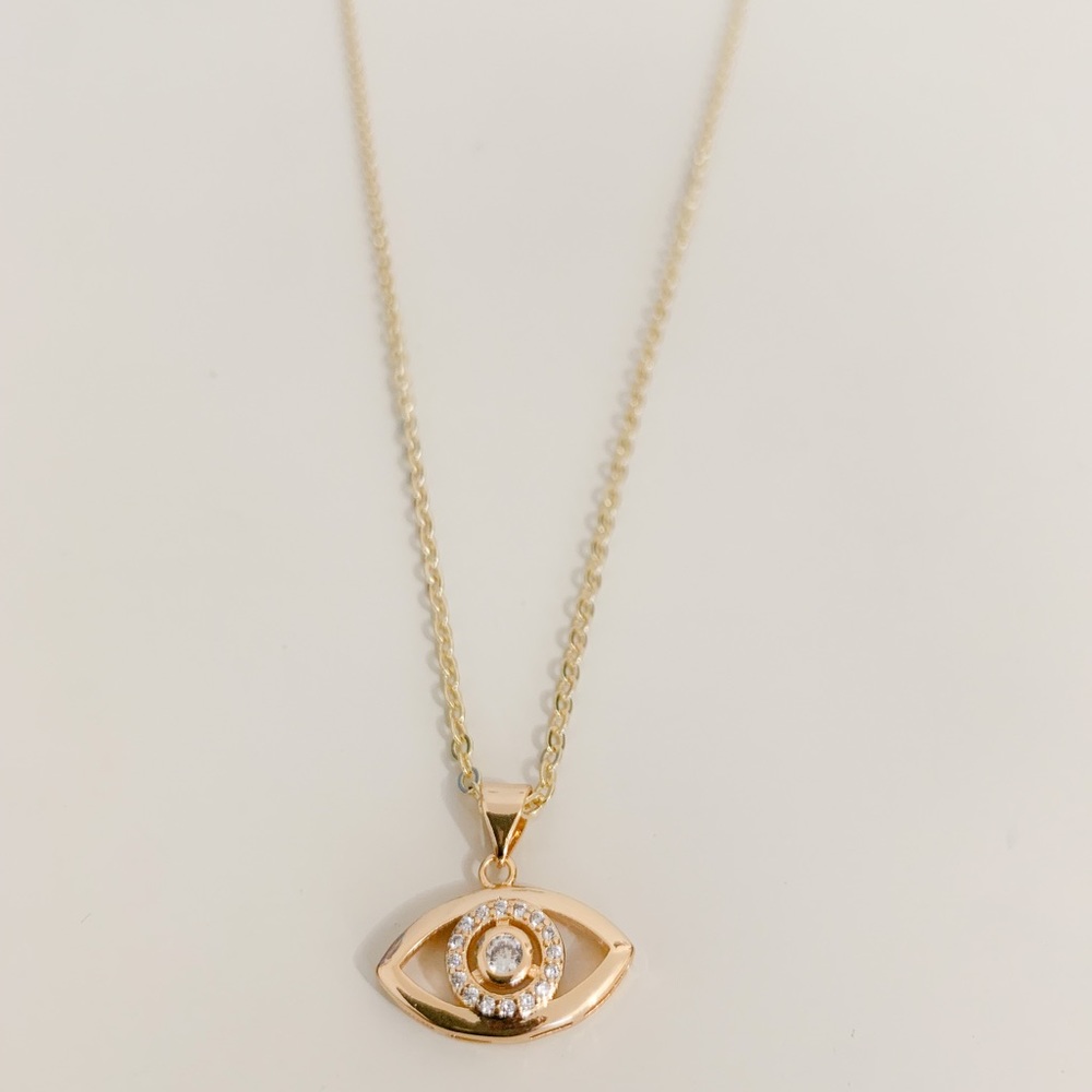Evil Eye Necklace | 14k Gold Filled - Picture 5 of 10